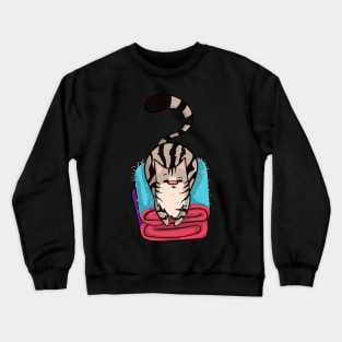 American Shorthair Cat Fur Galore Crewneck Sweatshirt